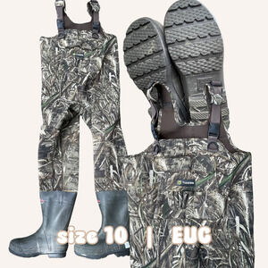 TIDEWE chest waders, hunting waders men's 10, 800G insulation, waterproof